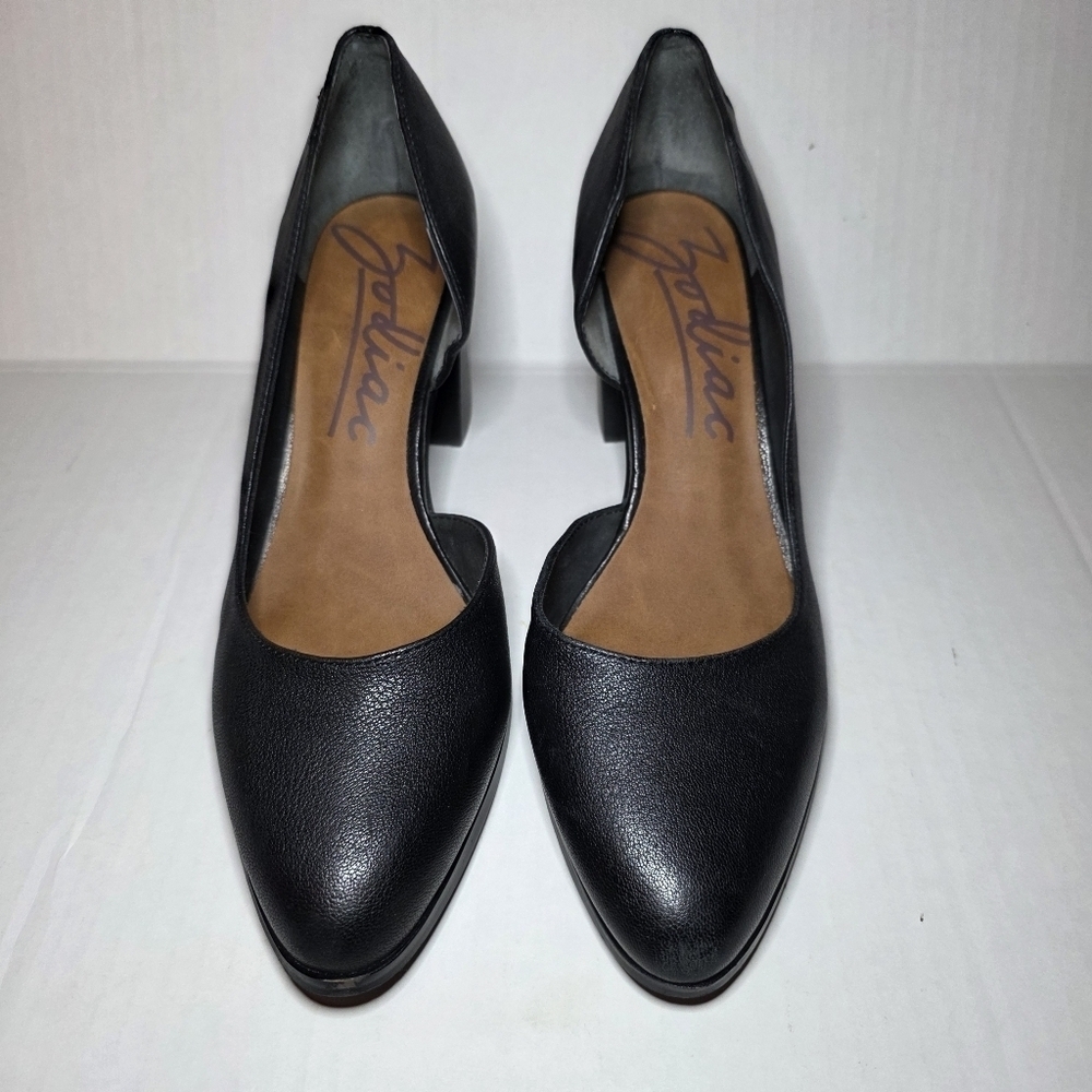 Zodiac Women's Gracie Black d'Orsay Side Cutout 2 3/4" Heel Pumps, Size 11 M